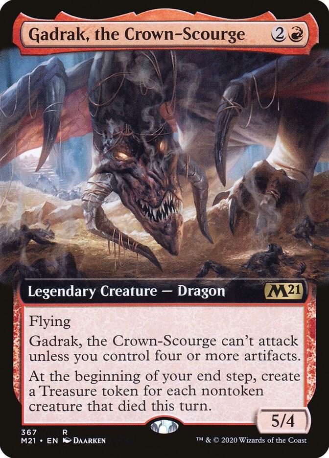 Gadrak, the Crown-Scourge (Extended Art) 367 card from Core Set 2021
