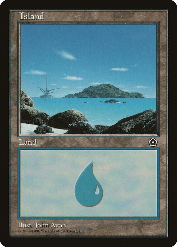 Island 156 card from Portal Second Age