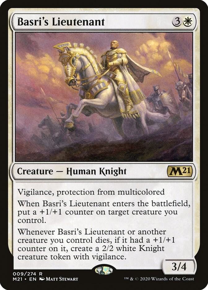 Basri's Lieutenant 9 card from Core Set 2021