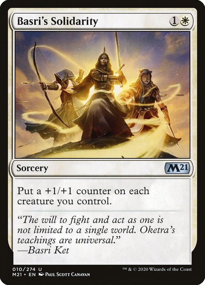 Basri's Solidarity 10 card from Core Set 2021
