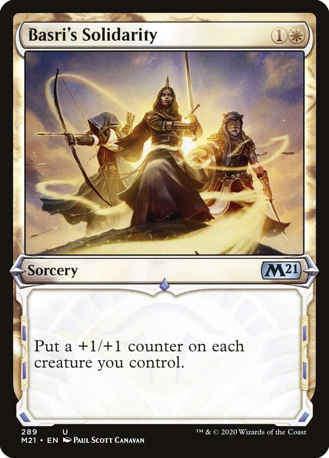 Basri's Solidarity (Showcase) 289 card from Core Set 2021