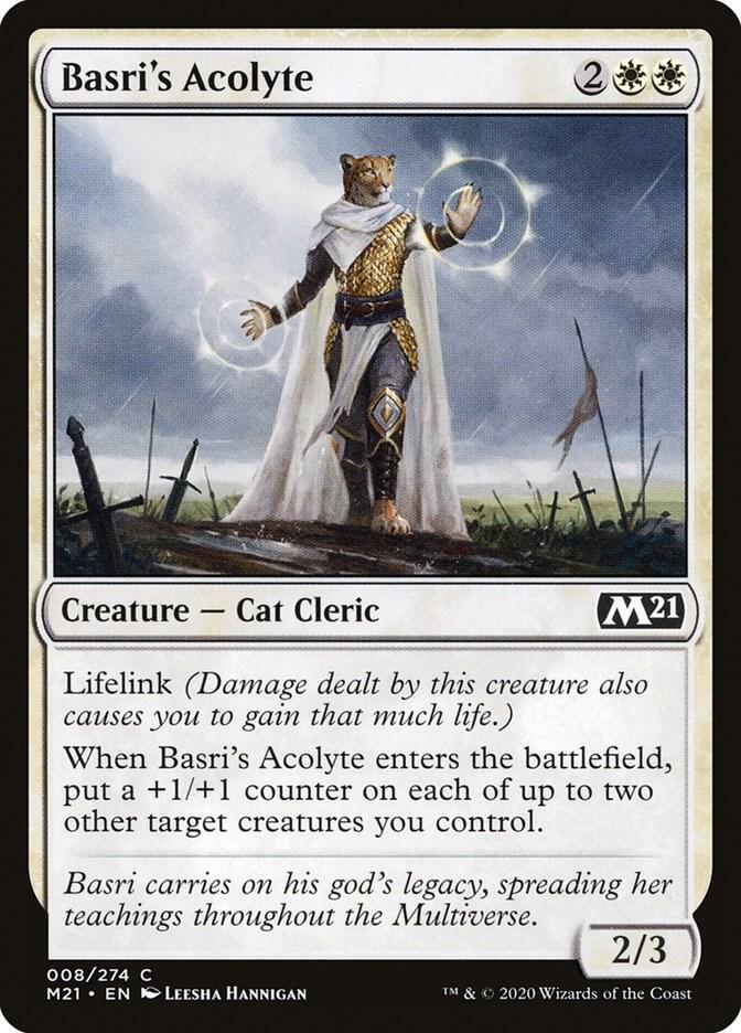 Basri's Acolyte 8 card from Core Set 2021