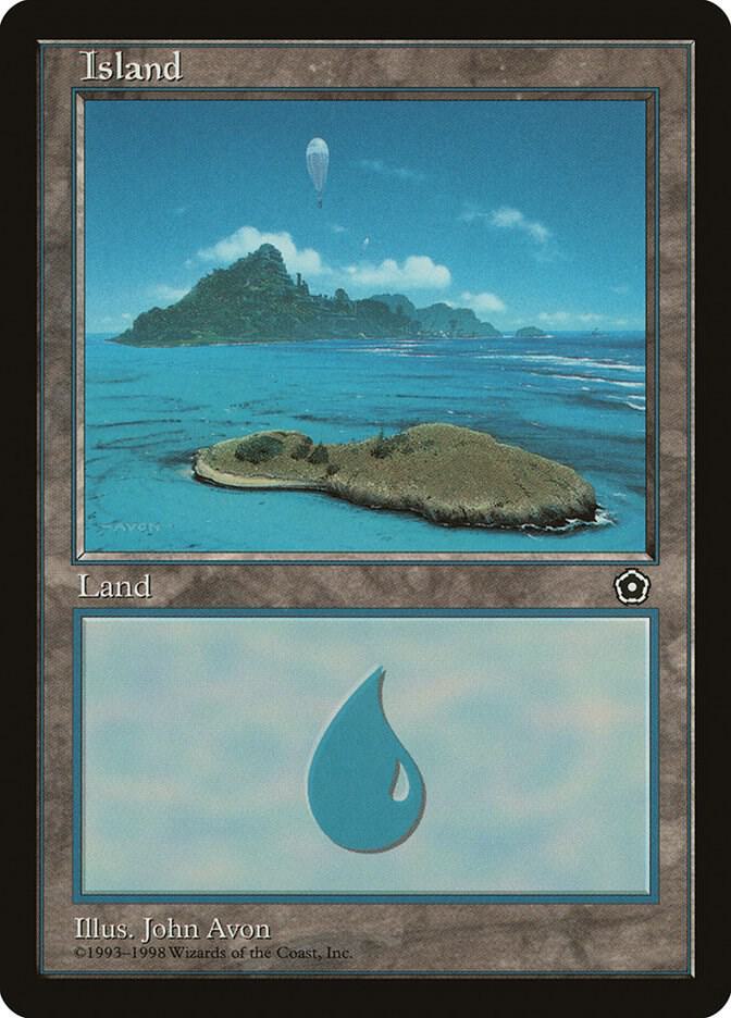 Island 155 card from Portal Second Age
