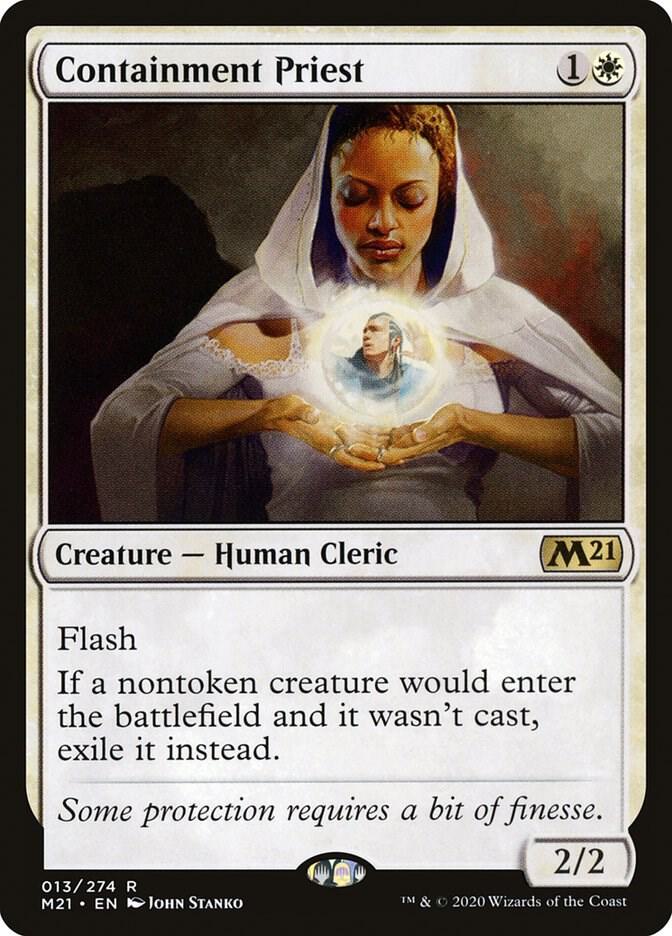Containment Priest 13 card from Core Set 2021