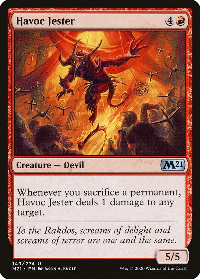 Havoc Jester 149 card from Core Set 2021