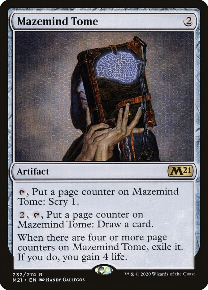 Mazemind Tome 232 card from Core Set 2021