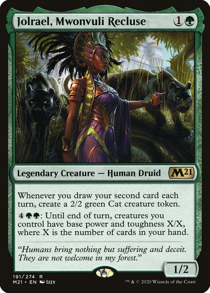 Jolrael, Mwonvuli Recluse 191 card from Core Set 2021