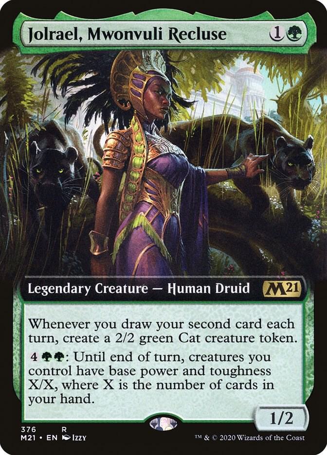 Jolrael, Mwonvuli Recluse (Extended Art) 376 card from Core Set 2021