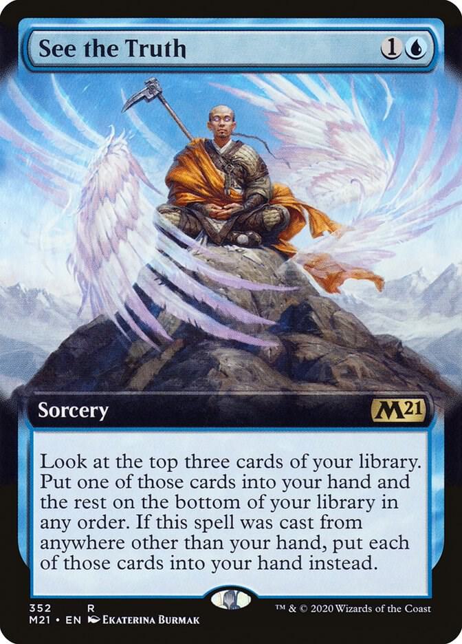 See the Truth (Extended Art) 352 card from Core Set 2021