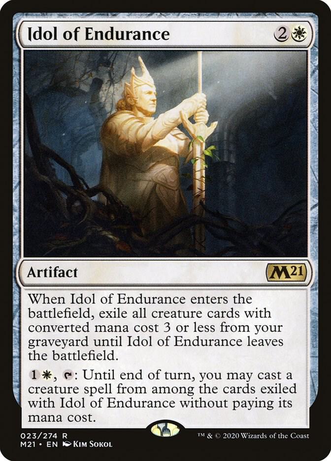 Idol of Endurance 23 card from Core Set 2021