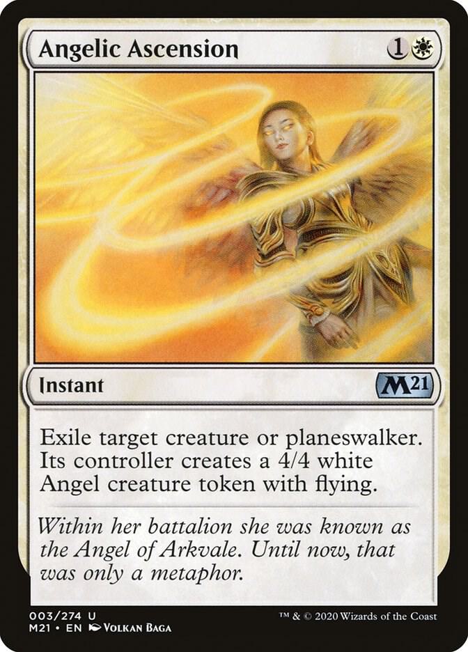 Angelic Ascension 3 card from Core Set 2021