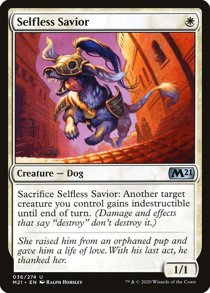 Selfless Savior 36 card from Core Set 2021