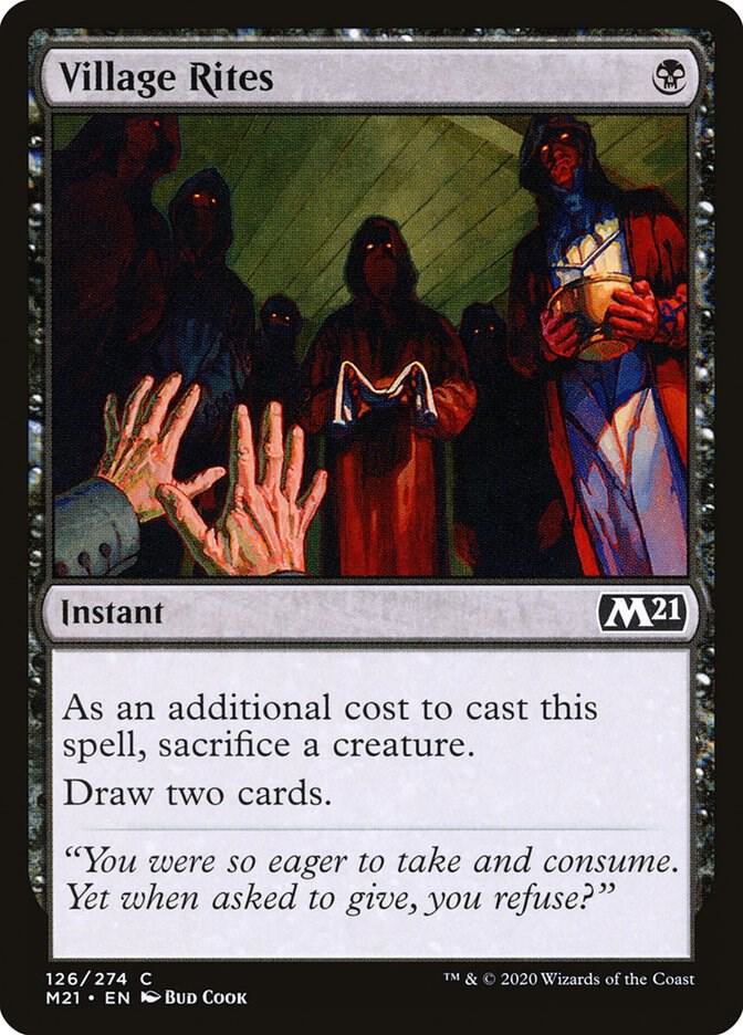 Village Rites 126 card from Core Set 2021