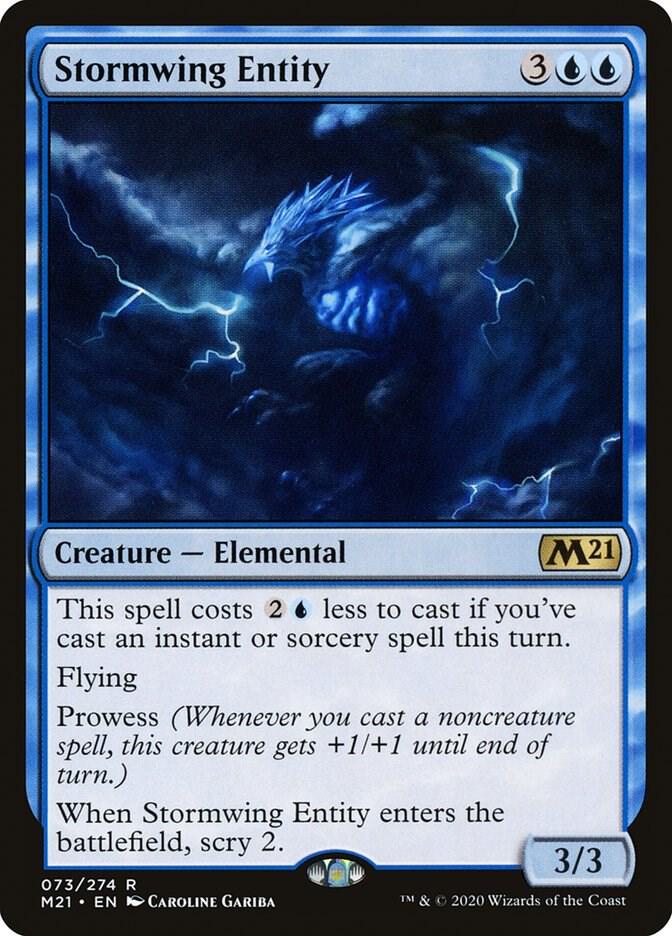 Stormwing Entity 73 card from Core Set 2021