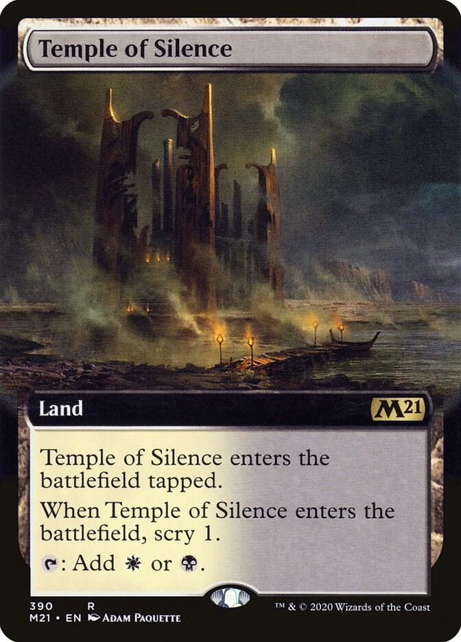 Temple of Silence (Extended Art) 390 card from Core Set 2021