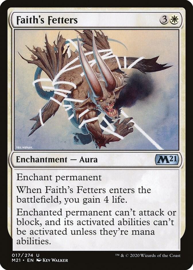 Faith's Fetters 17 card from Core Set 2021