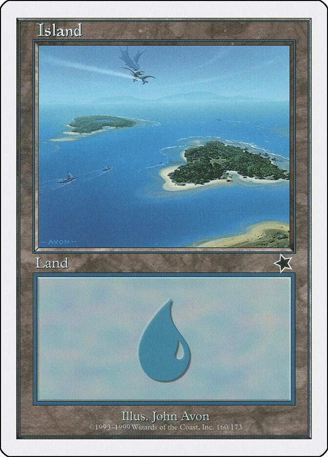 Island 160 card from Starter 1999