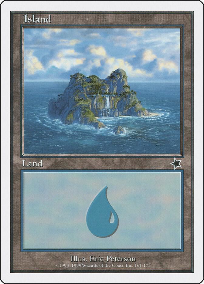 Island 161 card from Starter 1999
