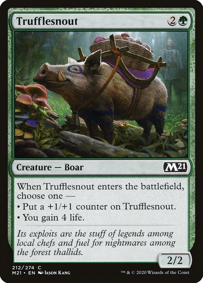 Trufflesnout 212 card from Core Set 2021