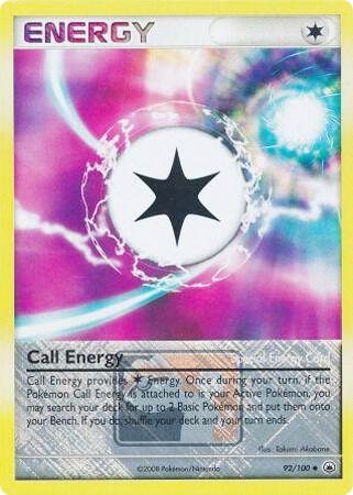 Call Energy - 92/100 (League Promo) 092/100 card from League & Championship Cards