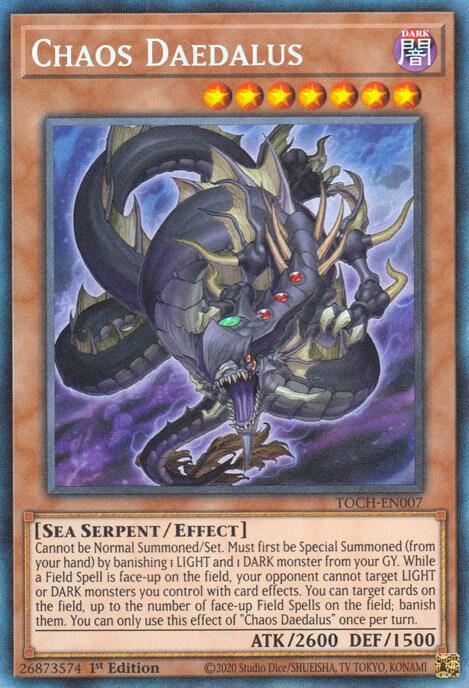 Chaos Daedalus (CR) TOCH-EN007 card from Toon Chaos