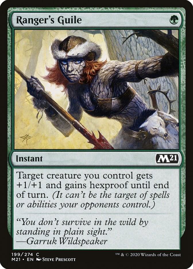 Ranger's Guile 199 card from Core Set 2021
