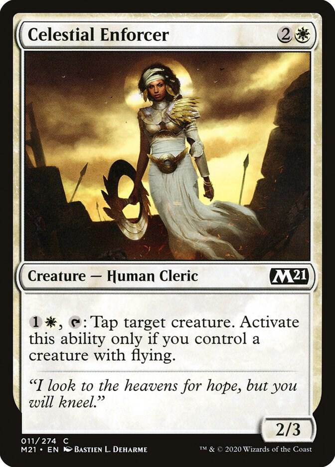 Celestial Enforcer 11 card from Core Set 2021