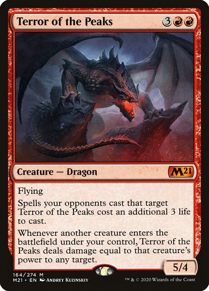 Terror of the Peaks 164 card from Core Set 2021