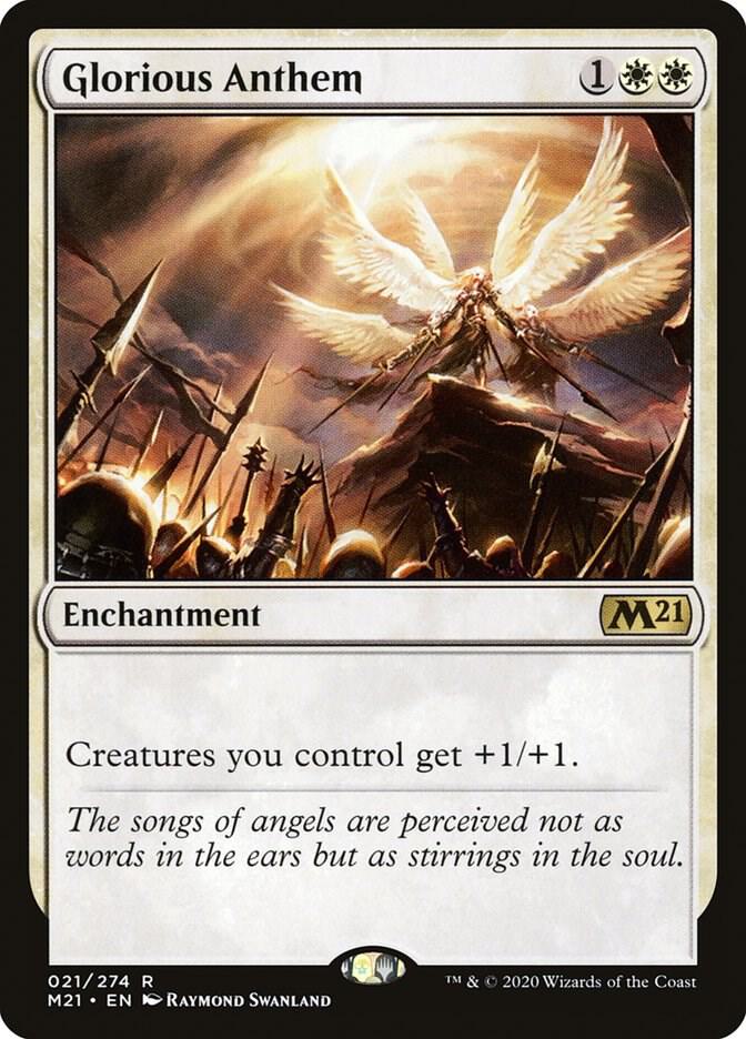 Glorious Anthem 21 card from Core Set 2021