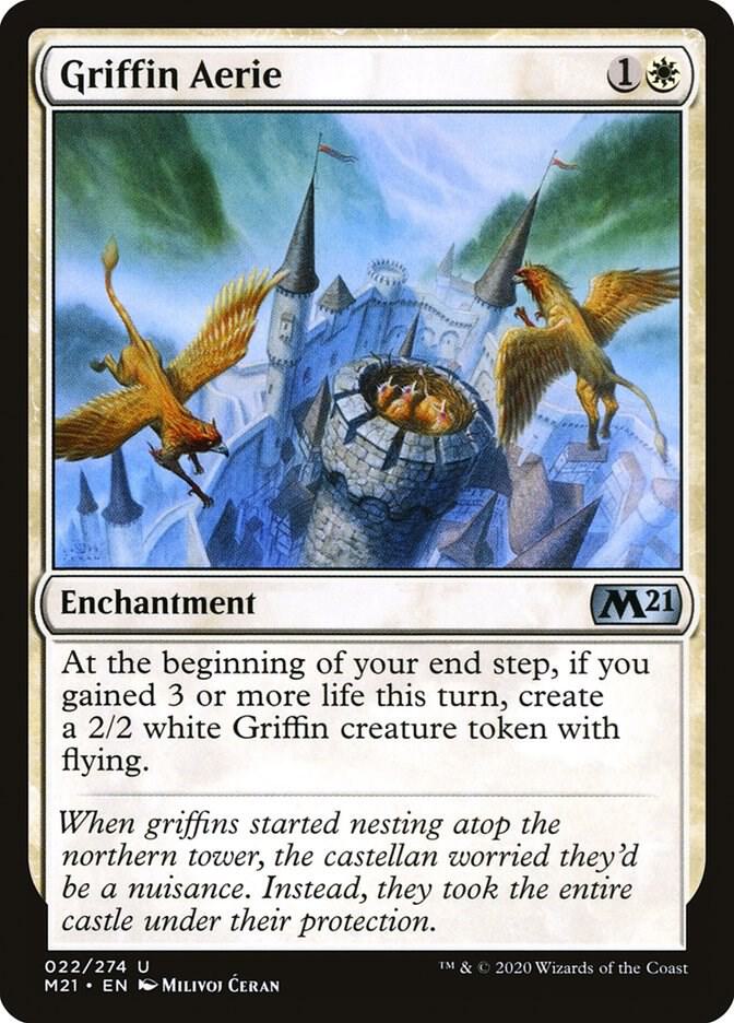Griffin Aerie 22 card from Core Set 2021