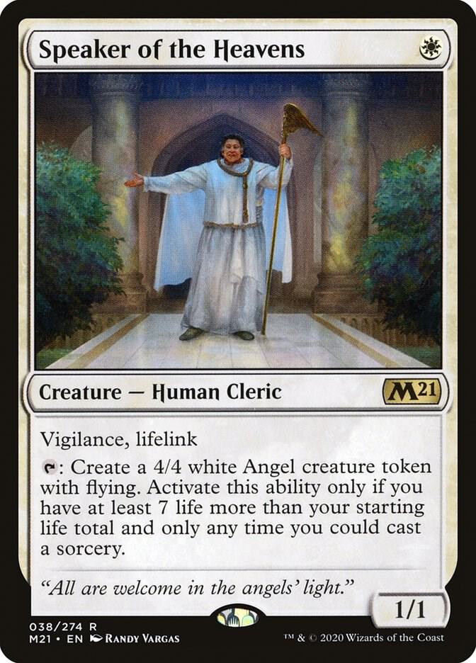 Speaker of the Heavens 38 card from Core Set 2021