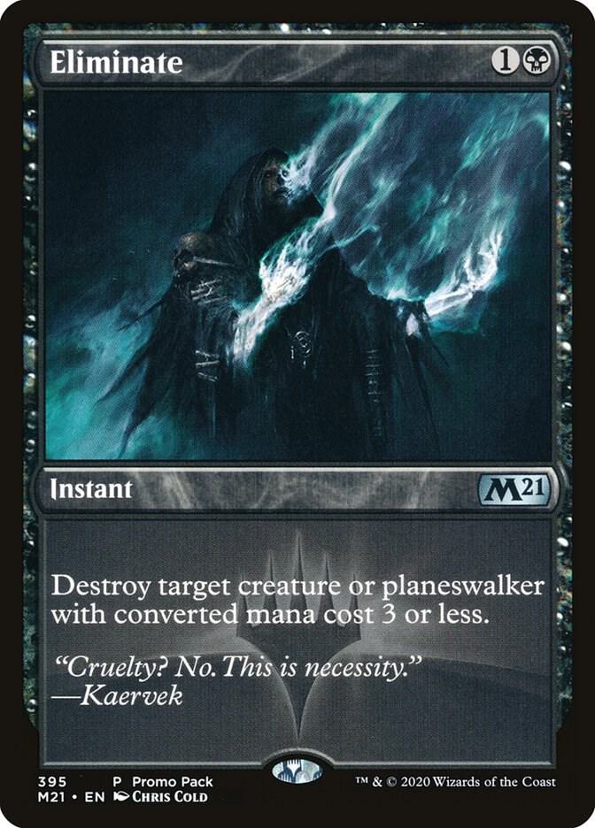 Eliminate 395 card from Promo Pack: Core Set 2021