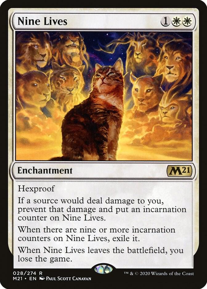 Nine Lives 28 card from Core Set 2021
