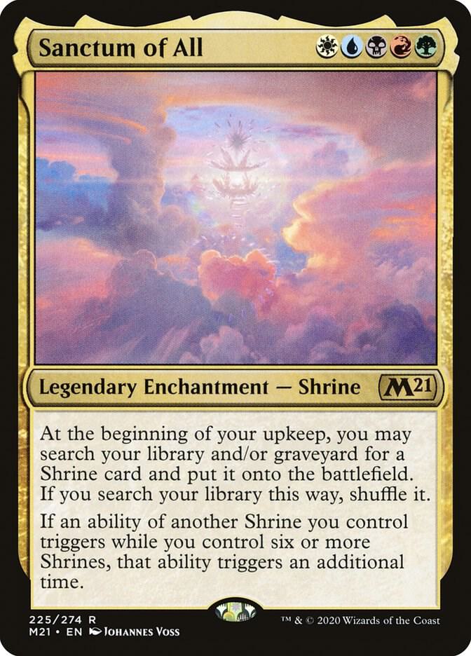 Sanctum of All 225 card from Core Set 2021