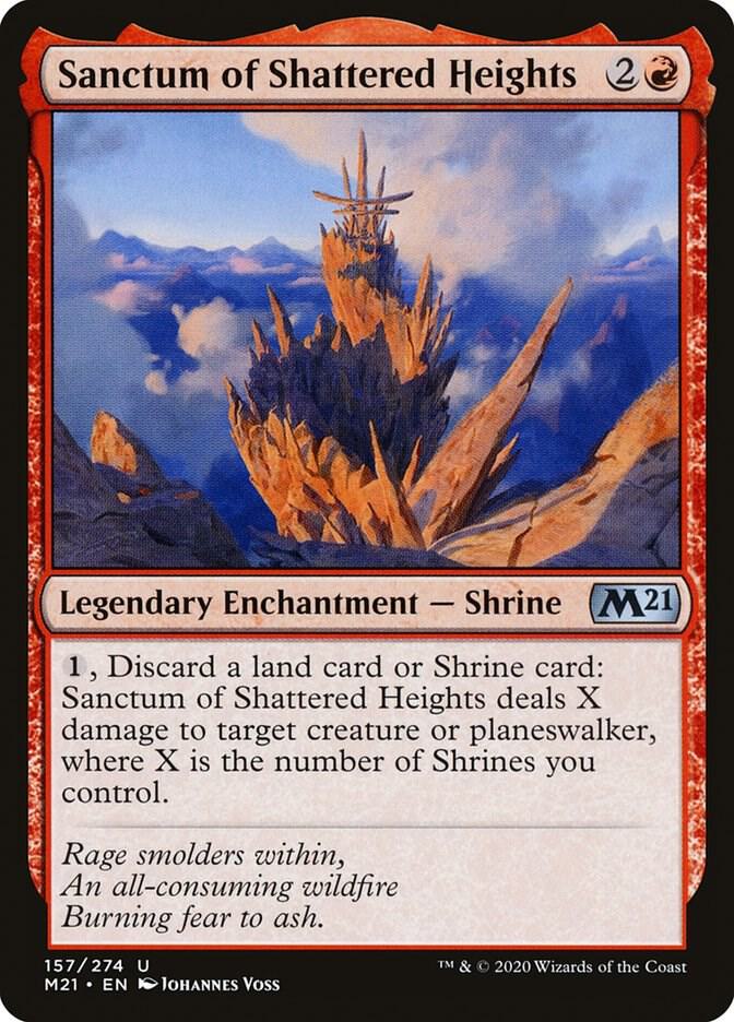 Sanctum of Shattered Heights 157 card from Core Set 2021