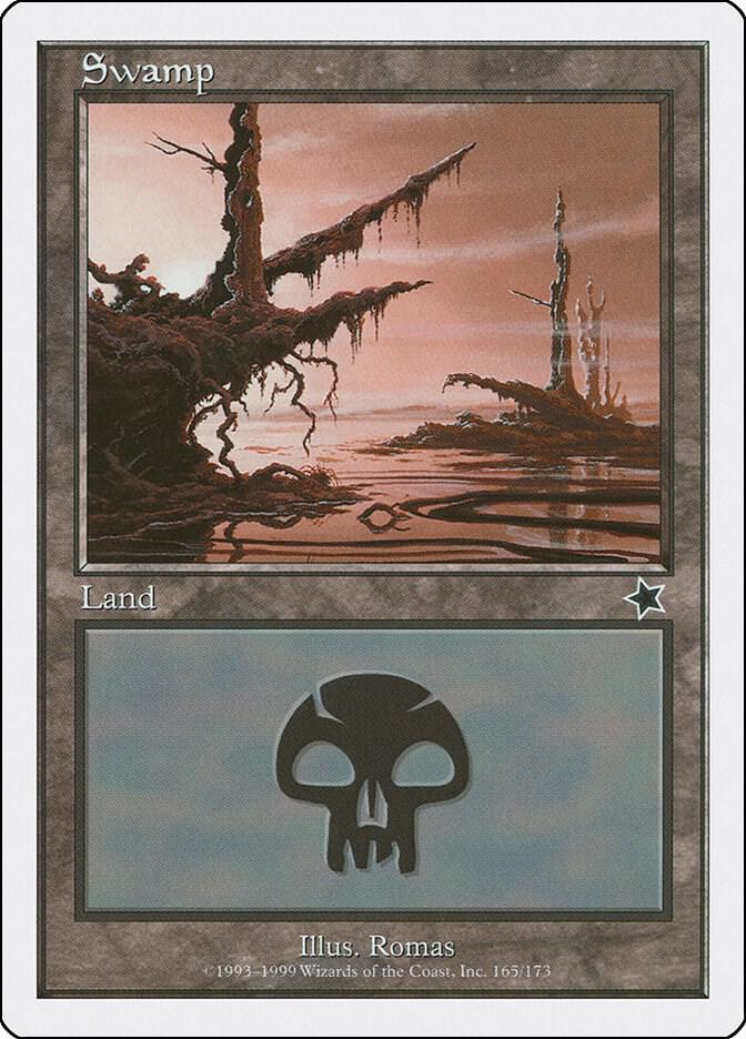 Swamp 165 card from Starter 1999