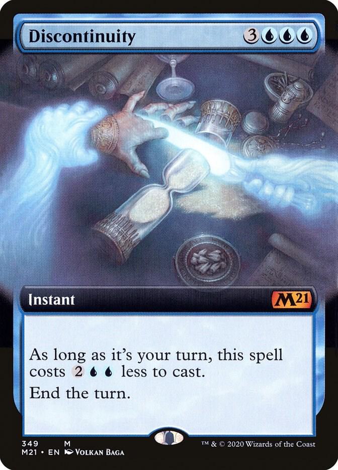 Discontinuity (Extended Art) 349 card from Core Set 2021