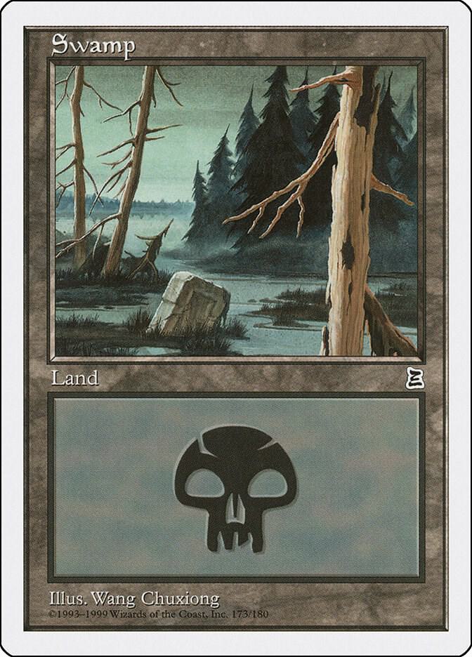 Swamp 173 card from Portal Three Kingdoms