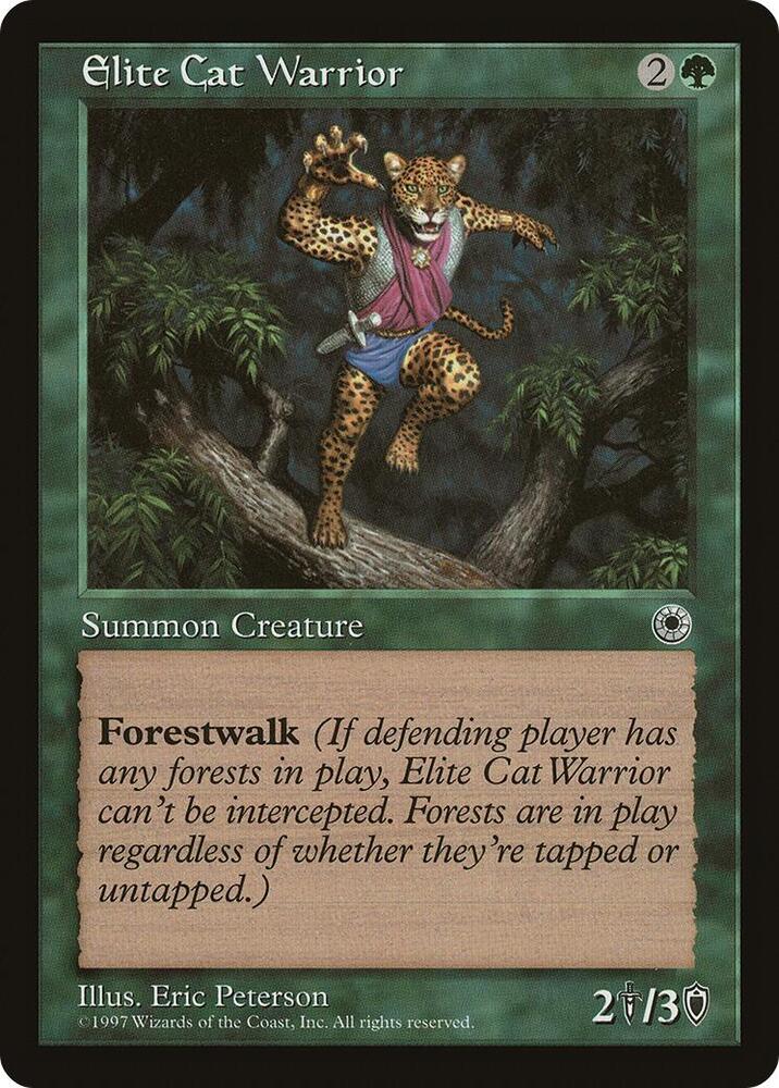 Elite Cat Warrior card from Portal