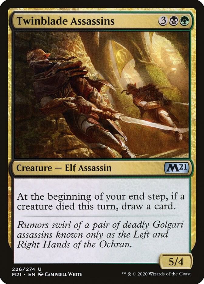 Twinblade Assassins 226 card from Core Set 2021