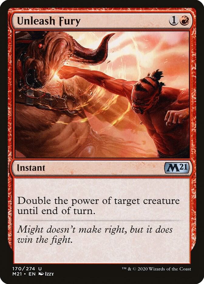 Unleash Fury 170 card from Core Set 2021