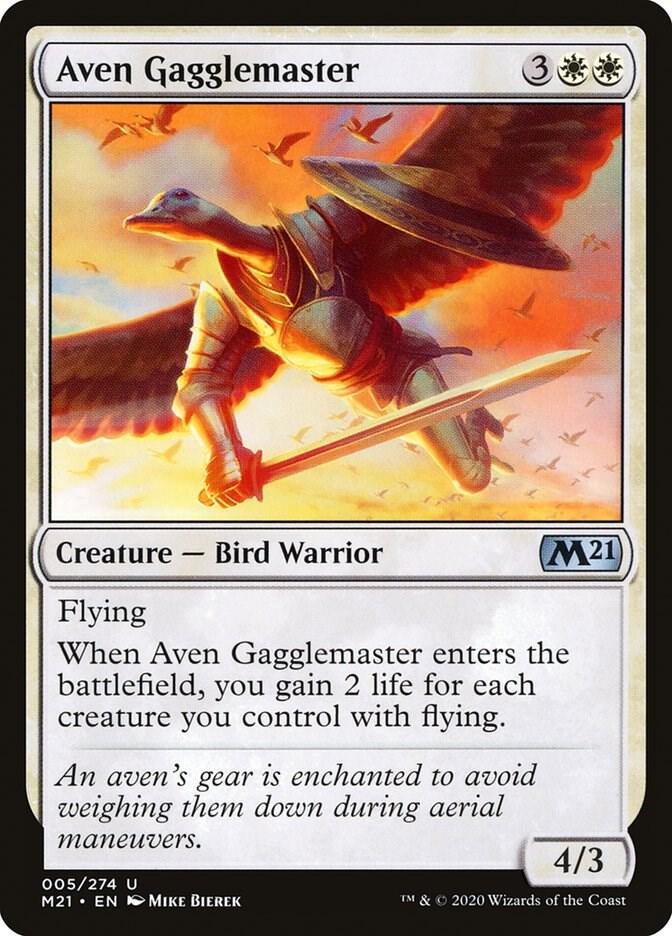 Aven Gagglemaster 5 card from Core Set 2021