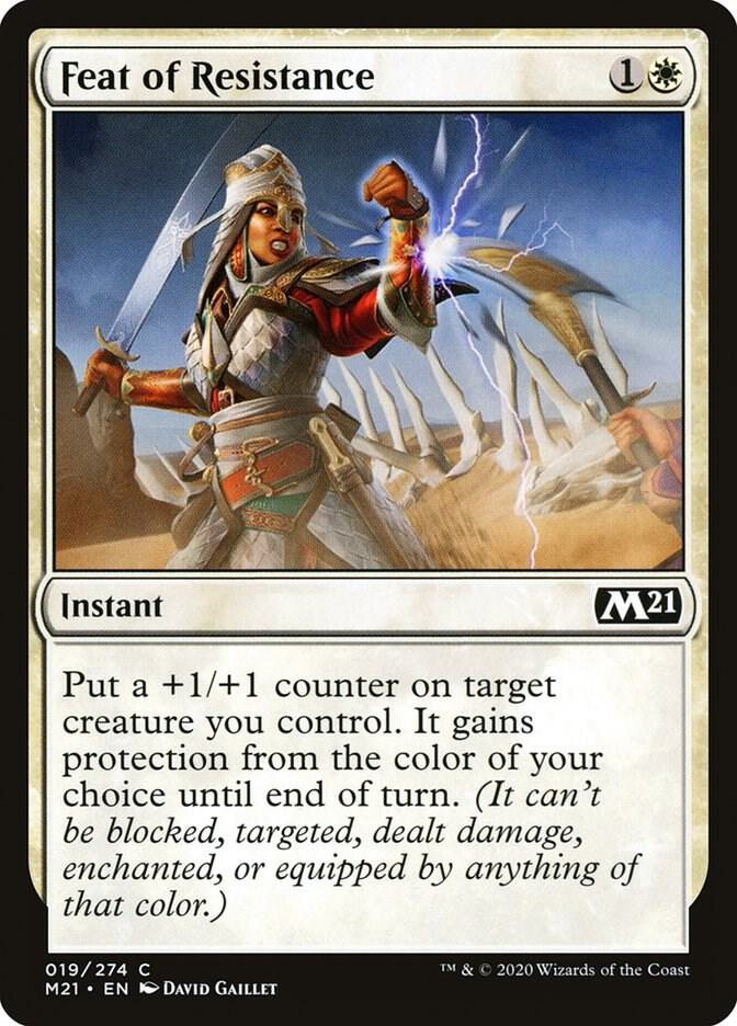 Feat of Resistance 19 card from Core Set 2021