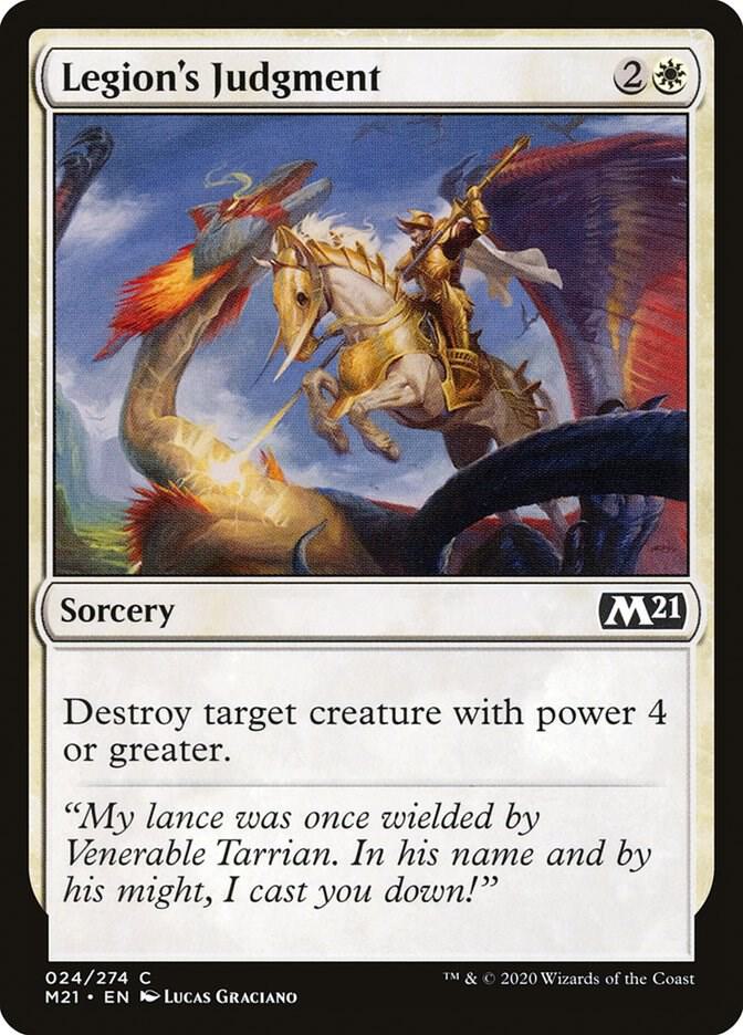Legion's Judgment 24 card from Core Set 2021