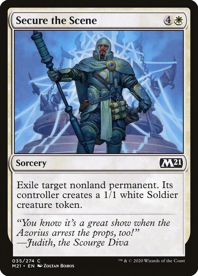 Secure the Scene 35 card from Core Set 2021