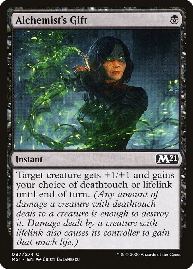 Alchemist's Gift 87 card from Core Set 2021