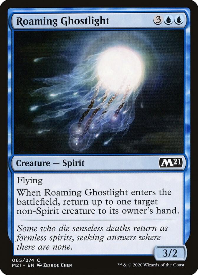 Roaming Ghostlight 65 card from Core Set 2021