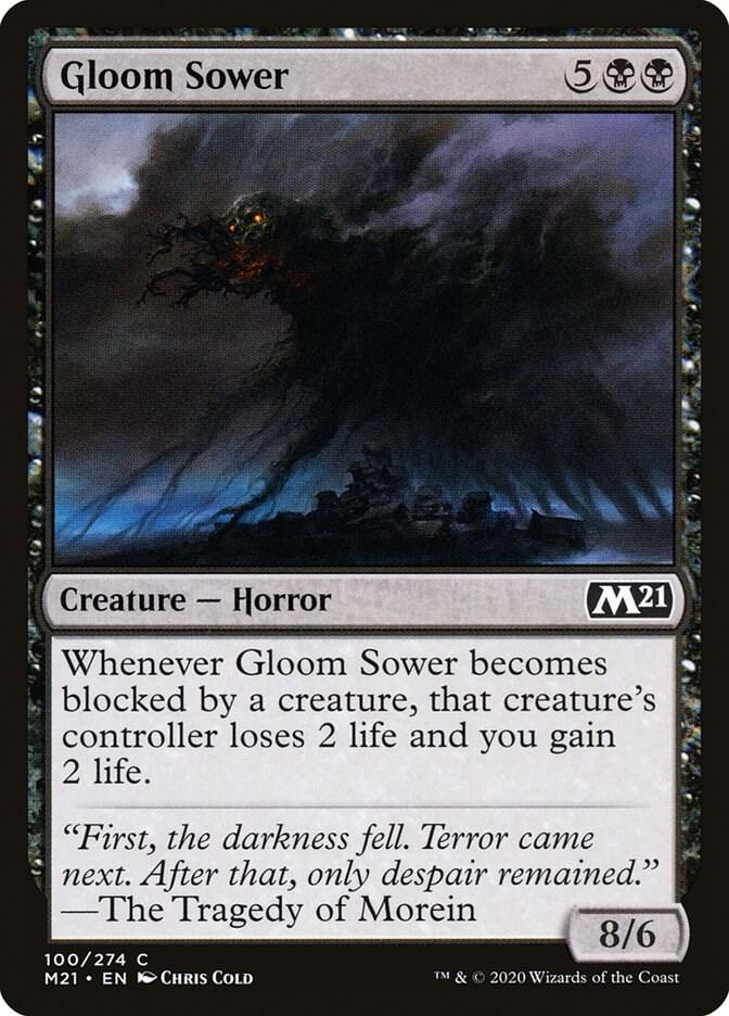 Gloom Sower 100 card from Core Set 2021