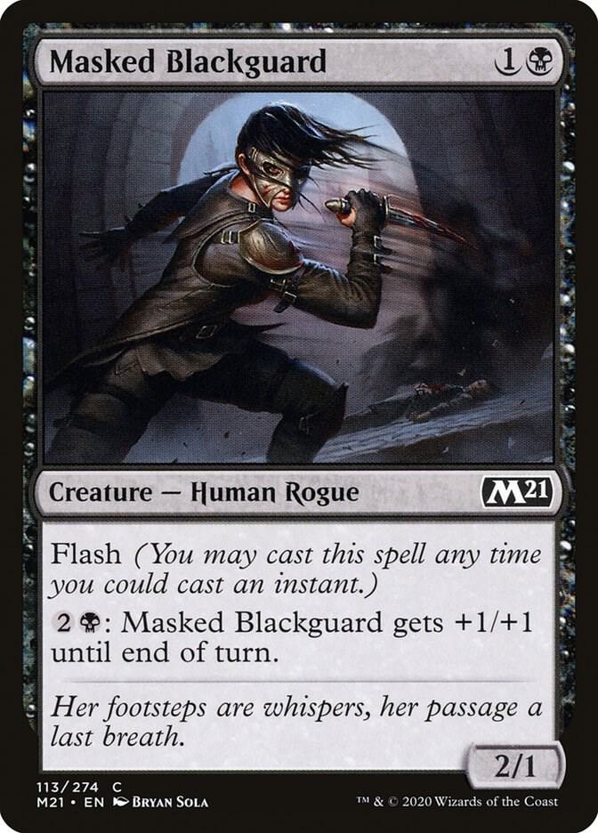 Masked Blackguard 113 card from Core Set 2021