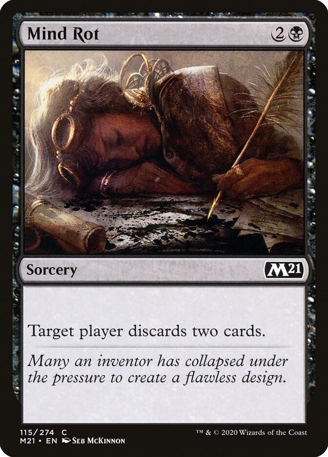 Mind Rot 115 card from Core Set 2021